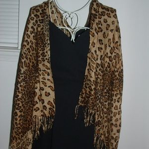 Leopard Wrap Scarf Pashmina